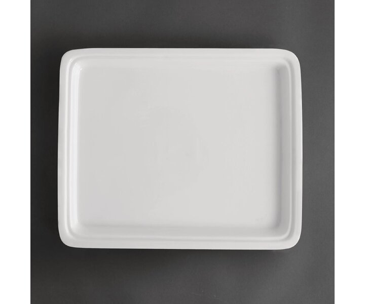 M&T GN 1/2 porcelaine blanche profondeur 30 mm