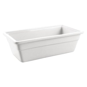 M & T  GN 1/3 porcelaine blanche profondeur 100 mm