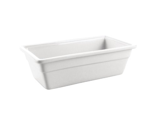 M & T  GN 1/3 porcelaine blanche profondeur 100 mm