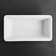 M & T  GN 1/3 white porcelain depth  100 mm