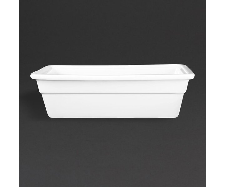 M&T GN 1/3 porcelaine blanche profondeur 65 mm