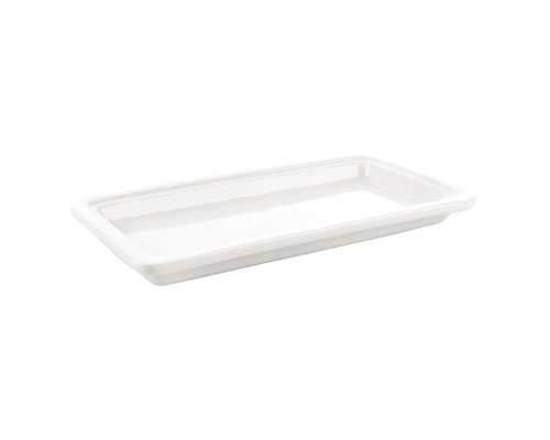 M & T  GN 1/3 porcelaine blanche profondeur 30 mm