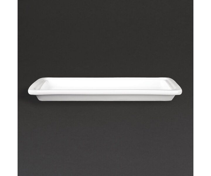 M&T GN 1/3 porcelaine blanche profondeur 30 mm