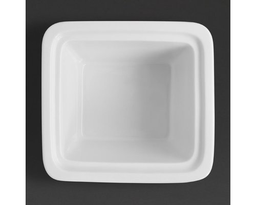 M & T  GN 1/6 porcelaine blanche profondeur 65 mm