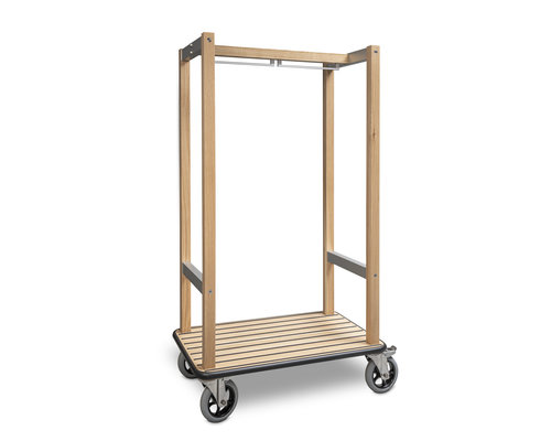 M&T Chariot à bagages en bois  modèle " Azar "