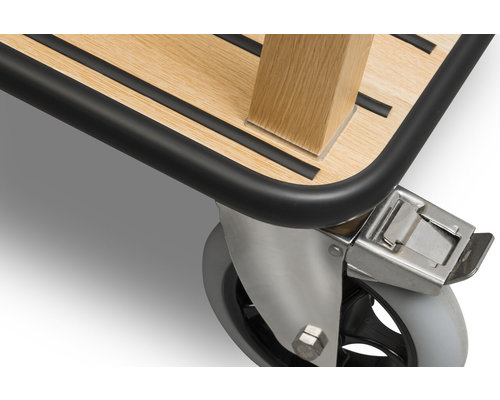 M&T Chariot à bagages en bois  modèle " Azar "