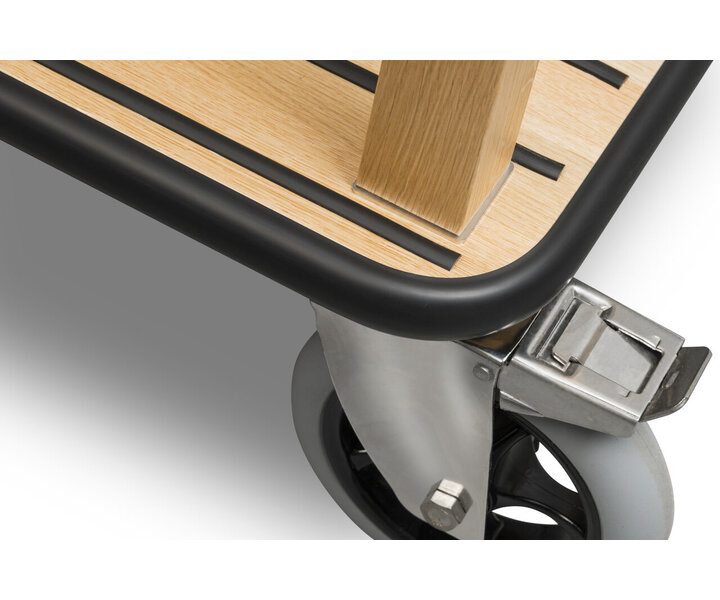 M&T Luggage trolley wood design" Azar "