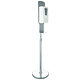 M&T Hand disinfection station with an automatic infra-red sensor on a stable base
