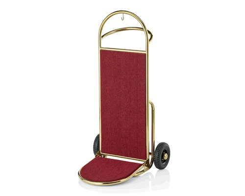 M & T  Luggage trolley - handtruck  gold finished stainless steel