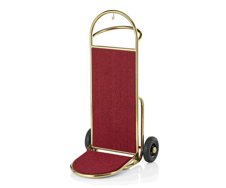 M&T Luggage trolley - handtruck  gold finished stainless steel
