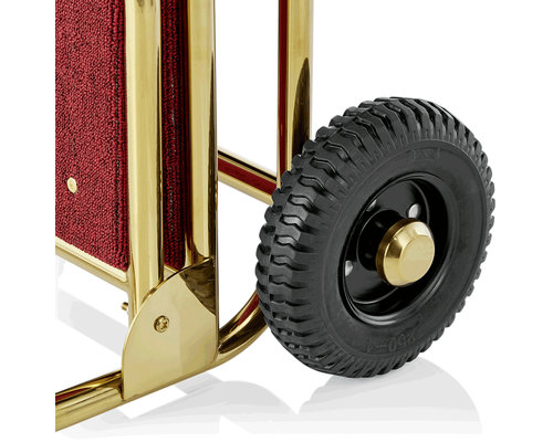 M&T Bagagewagen - steekwagen goudkleurig roestvrijstaal