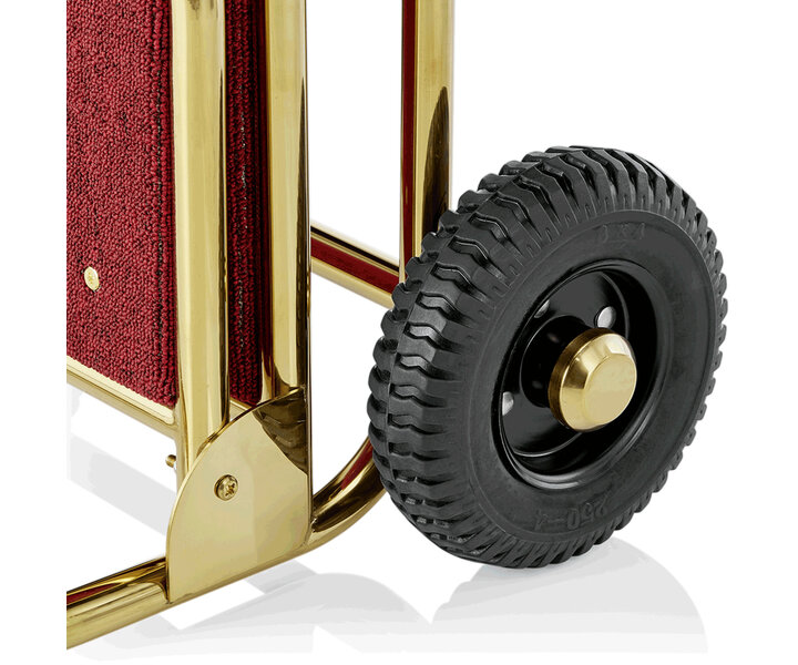 M&T Chariot à bagage - diable  inoxydable couleur doré