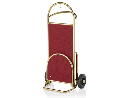 M & T  Chariot à bagage - diable  inoxydable couleur doré