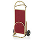 M & T  Luggage trolley - handtruck  gold finished stainless steel