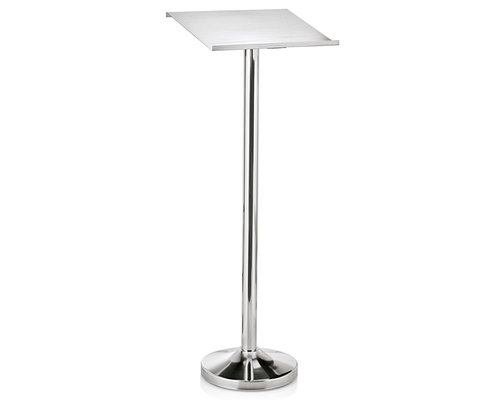 M & T  Display stand for menu or reservation book, stainless steel 44x34,5cm