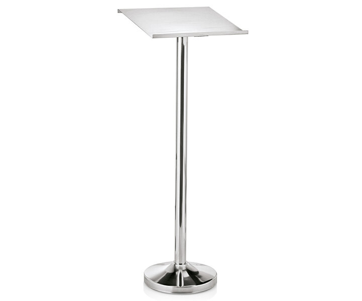 M&T Display stand for menu or reservation book, stainless steel 44x34,5cm