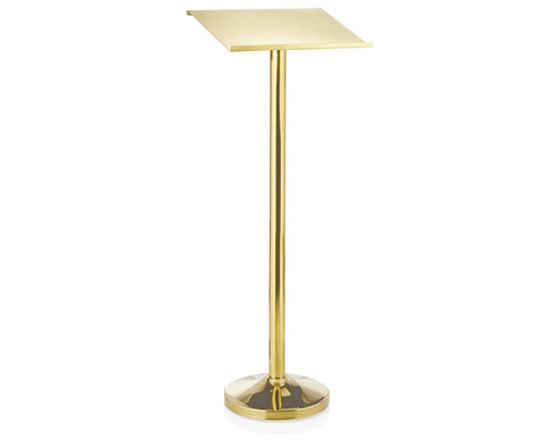 M&T Display stand for menu or reservation book, stainless steel gold color  44x34,5cm