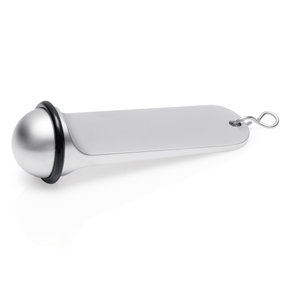 M&T Hotel room key ring silver color with rubber ring