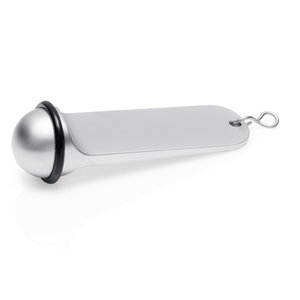 M & T  Hotel room key ring silver color with rubber ring