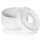 M&T Cendrier coupe-vent porcelaine blanche 10 cm