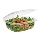 VEGWARE  Deli container with hinged-lid transparant compostable PLA