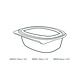 VEGWARE  Deli container with hinged-lid transparant compostable PLA