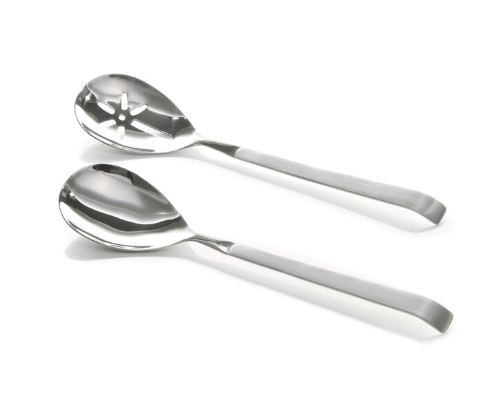 M&T Chafing dish -serving spoon s/s length 32 cm plain with hook