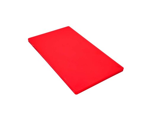 M & T  Planche à découper GN 1/1 épaisseur 2 cm polyethylène rouge