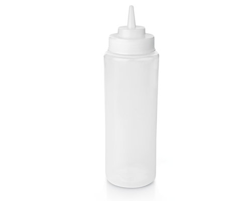 M & T  Squeeze bottle clear PE set of 6 pieces, content 95 cl