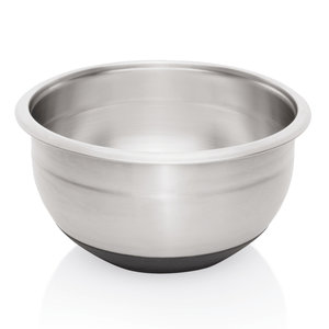 M & T  Mixing bowl Ø 20 cm stainless steel 18/10, with non slip buttom