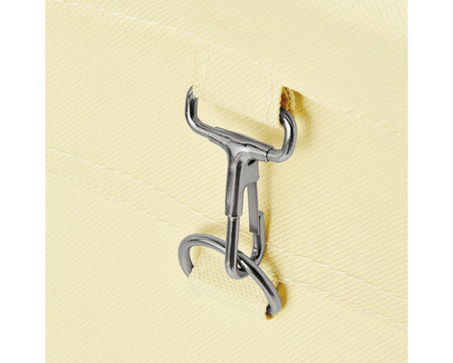 M&T Chariot à linge  Ø 60 cm corps acier inoxydable 18/10 avec sac polyester