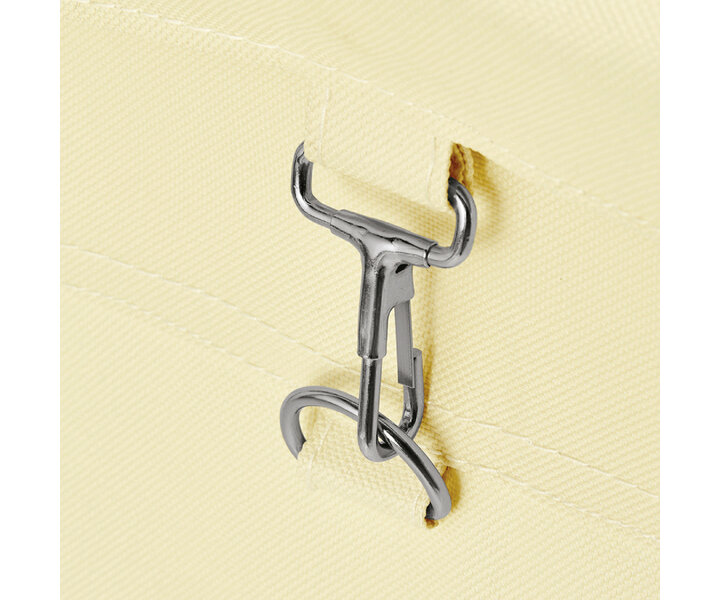 M&T Chariot à linge  Ø 60 cm corps acier inoxydable 18/10 avec sac polyester