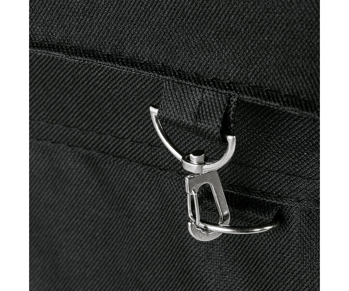 M&T Chariot à linge  Ø 60 cm corps acier inoxydable 18/10 avec sac polyester