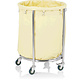 M&T Linen trolley Ø 60 cm frame stainless steel 18/10 with polyester bag