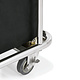 M&T Linen trolley 65 x 45 x h 84 cm chrome plated steel frame with nylon bag