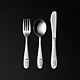 M & T  Flatware set for children 36 pieces stainless steel with bear motif