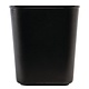 M&T Corbeille en plastique noire 6 litres