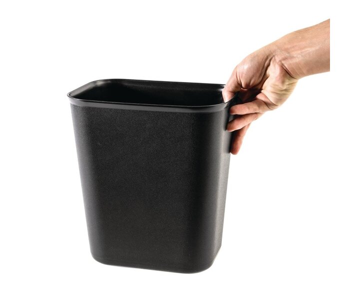 M&T Vuilbakje zwarte kunststof 6 liter