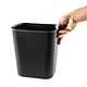 M&T Corbeille en plastique noire 6 litres