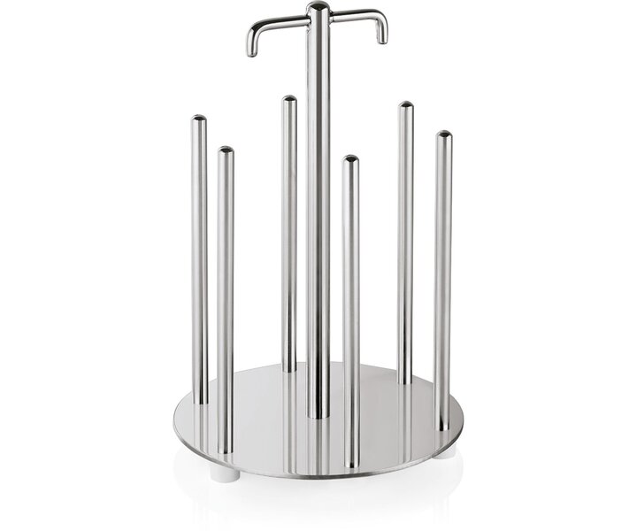 M&T Support en acier inoxydable comprenant 48 bols en verre Ø 6 cm