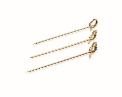 M & T  Skewer looped 11 cm bambou set of 100  pieces