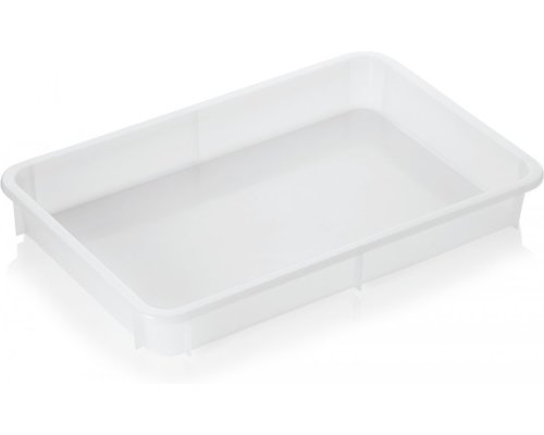 M&T Dough roll pizza tray, white PP stackable