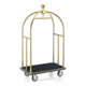 M&T Bagage wagen " Bird cage " goudkleurig met zwart tapijt