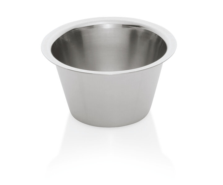 M&T Moule à dariole Ø  8,8 cm ensemble de 12 pièces acier au chrome-nickel