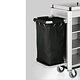 M & T  Roommaid - housekeeping trolley Aluminium frame with MDFaluminium look