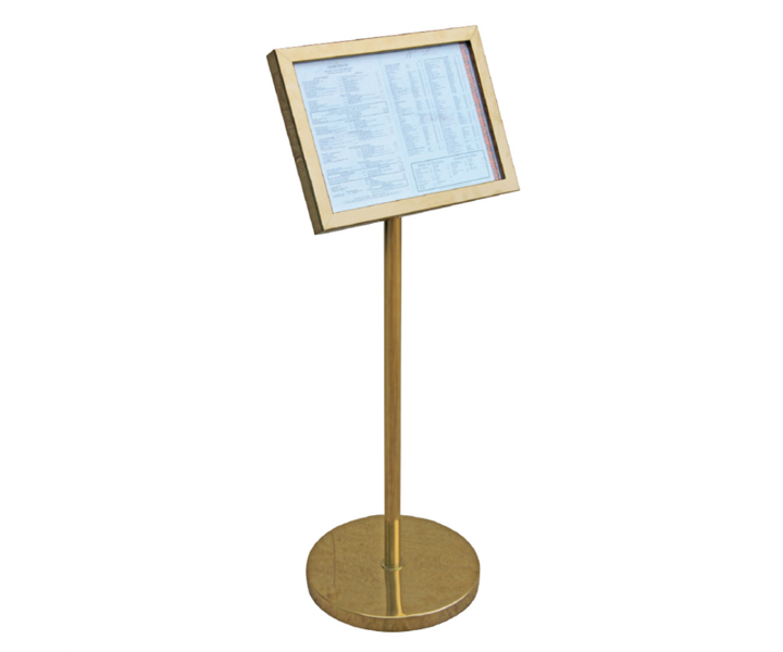 M&T Menu holder - Info stand footed format DIN A3