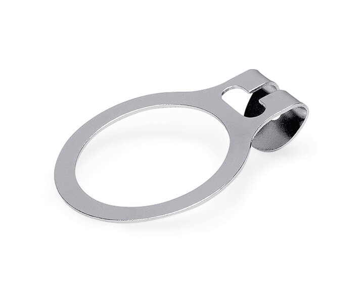 M&T Coathanger wood with anti-theft collar, metal ring included
