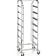 M & T  Trolley for dishwasher racks with 7 levels