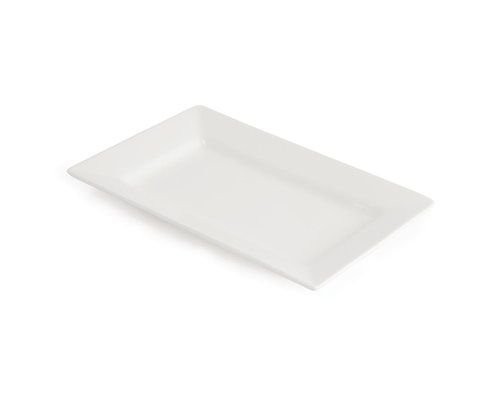 LUMINA Fine China Assiette - ou plat rectangulaire 19,5  x 12,5 cm