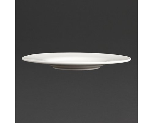 LUMINA Fine China Assiette plate à aile large Ø  15 cm